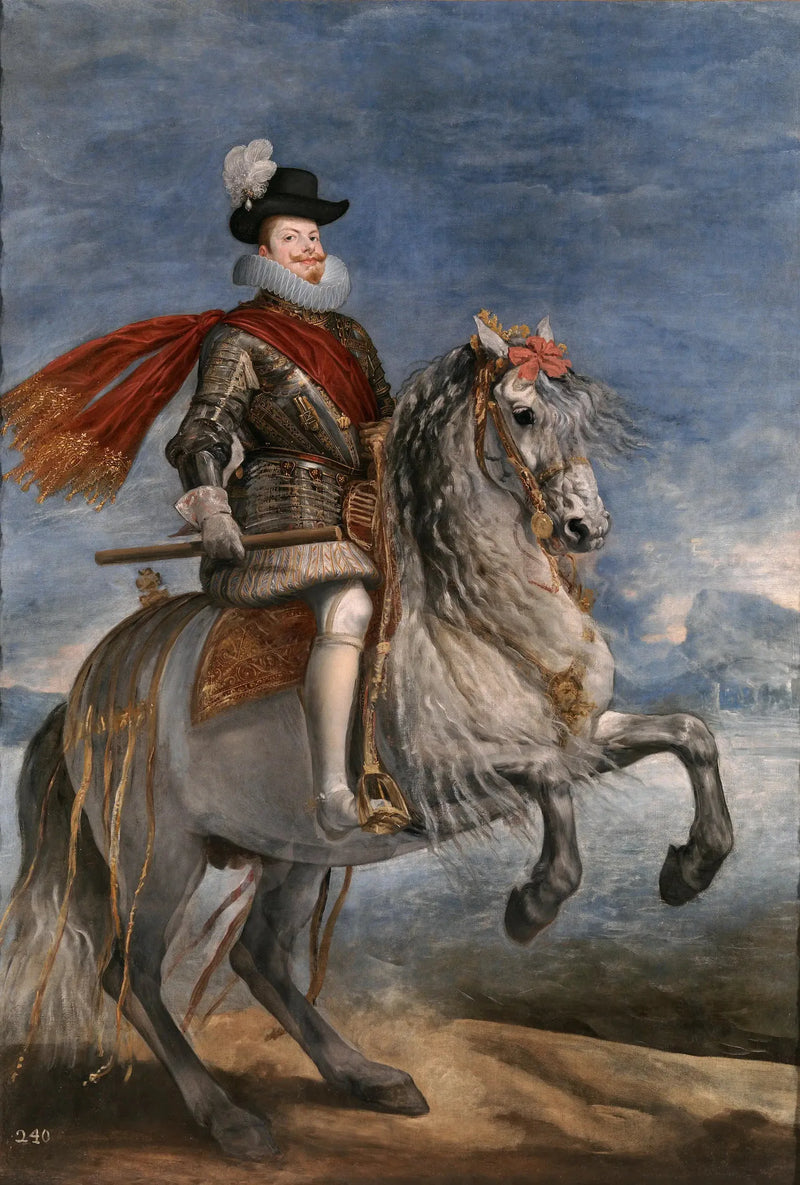 Philippe III on horseback - Diego Velázquez