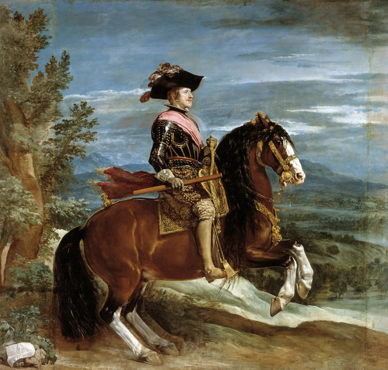 Philippe IV on horseback - Diego Velázquez