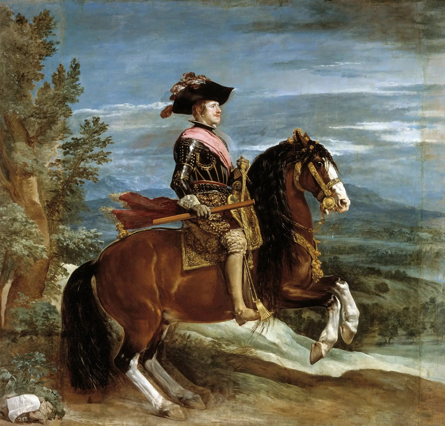 Philippe IV on horseback - Diego Velázquez