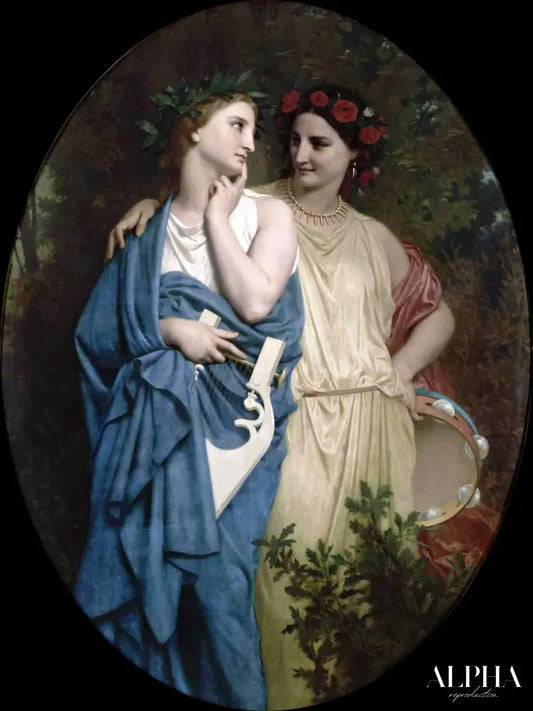 Philomèle et Procné - William Bouguereau Reproductions de tableaux à la peinture à l’huile