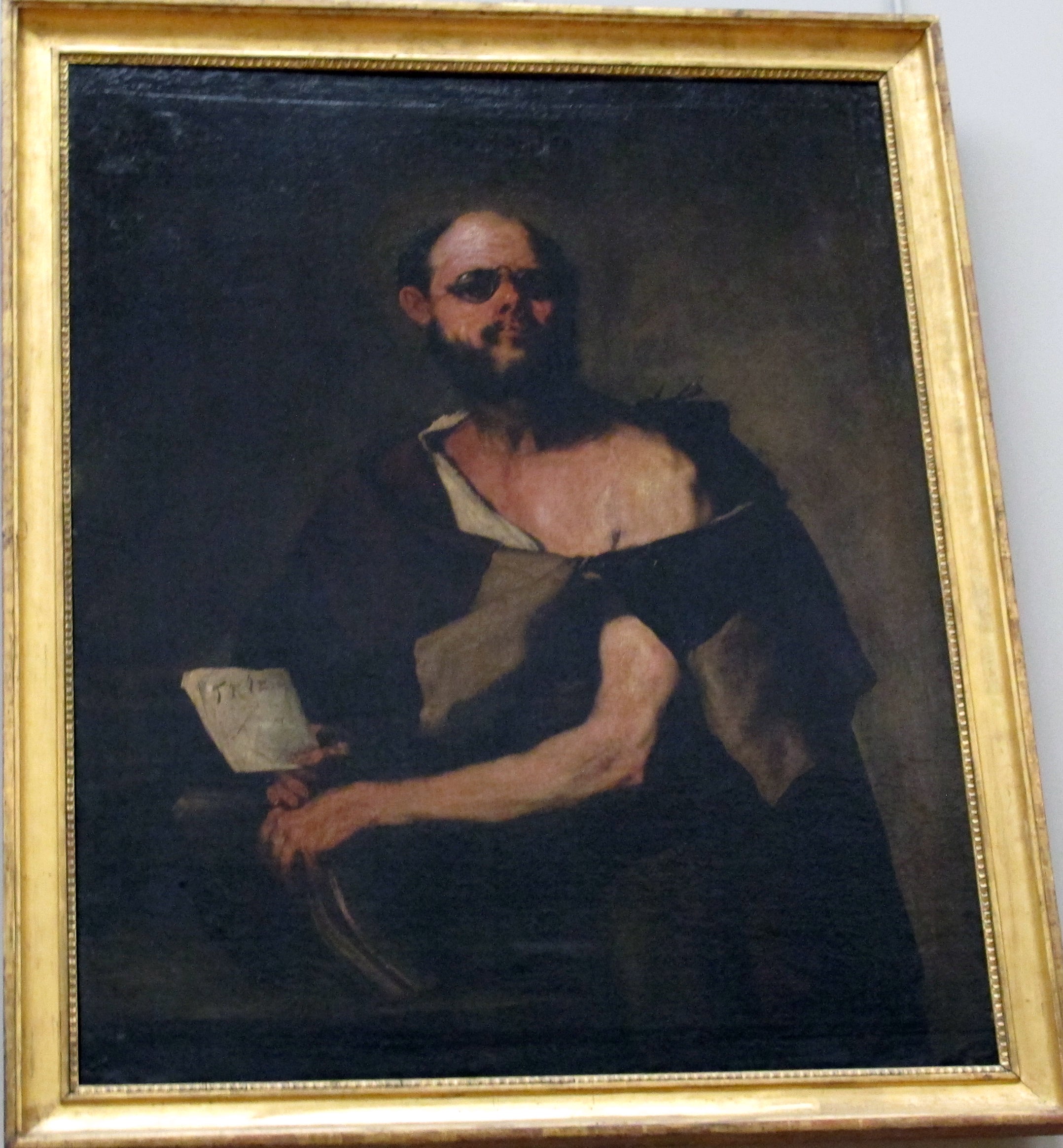 Philosophe aux lunettes - Luca Giordano - Alpha Reproduction