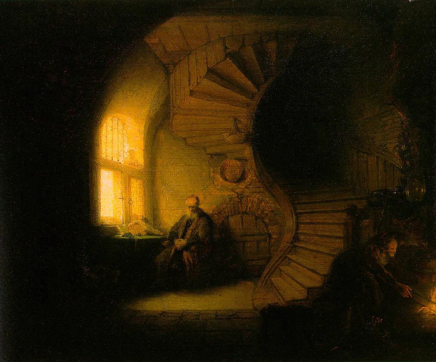 Philosopher in Contemplation - Rembrandt