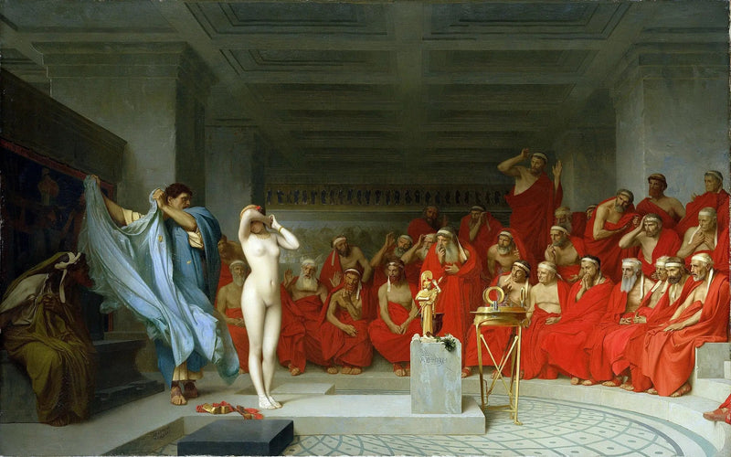 Phryne before the Areopagus - Jean-Léon Gérôme