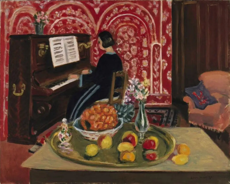 Pianist with Still Life - Henri Matisse