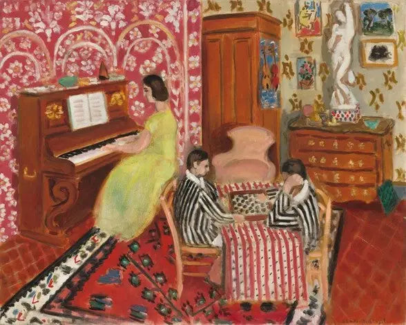 Pianist and Checkers Players - Henri Matisse