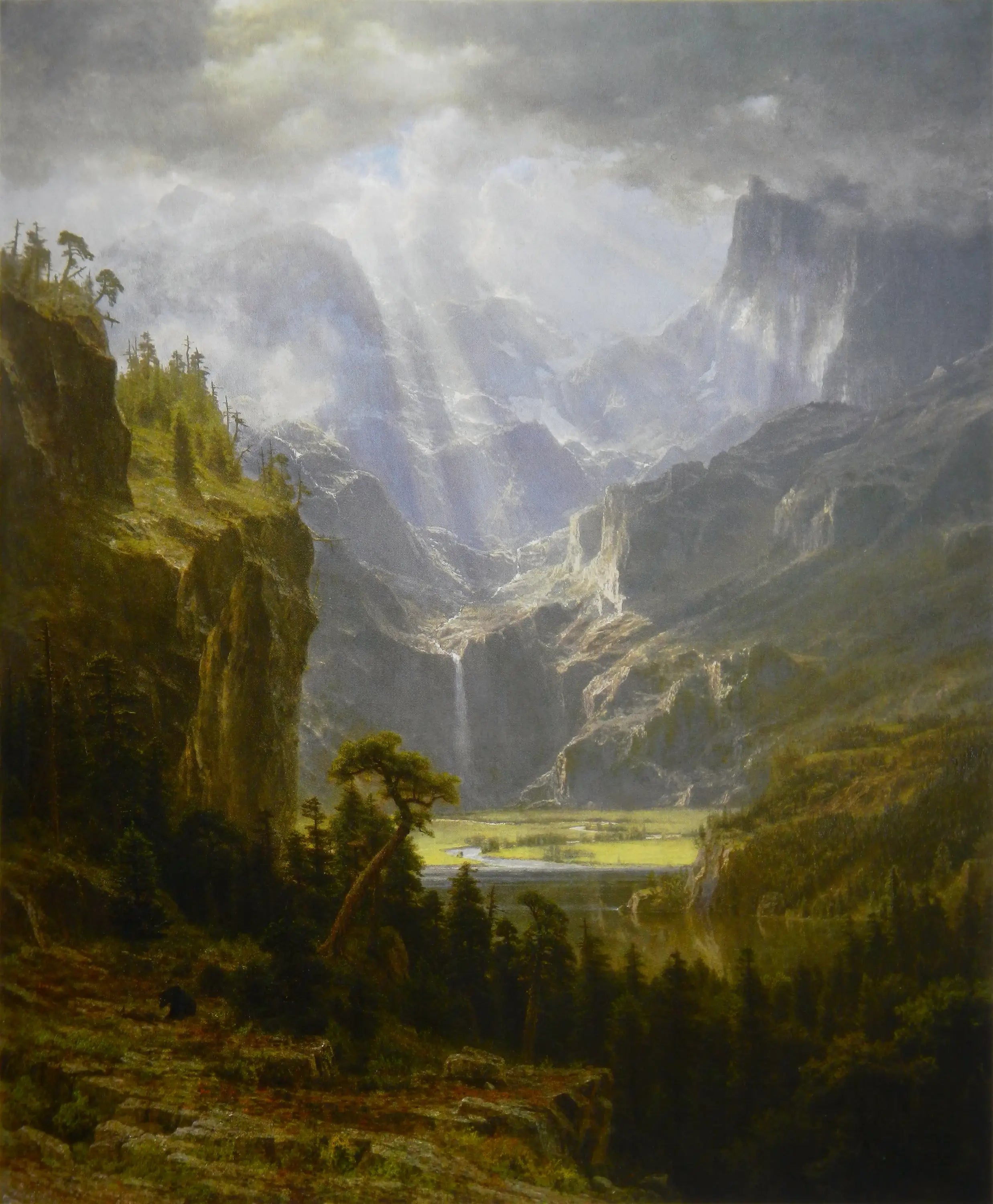 Pic de Lander - Albert Bierstadt - Alpha Reproduction