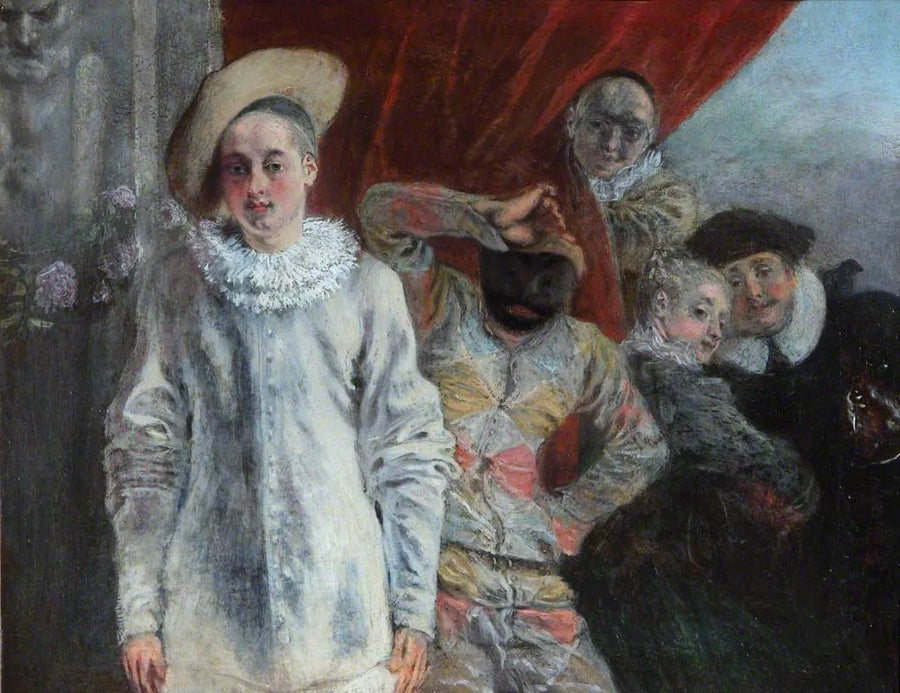 Pierrot, Harlequin et Scapin - Antoine Watteau