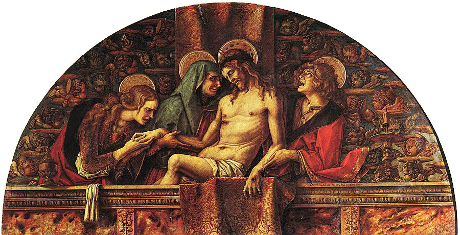Pietà de Pala di San Pietro di Muralto - Carlo Crivelli - Alpha Reproduction