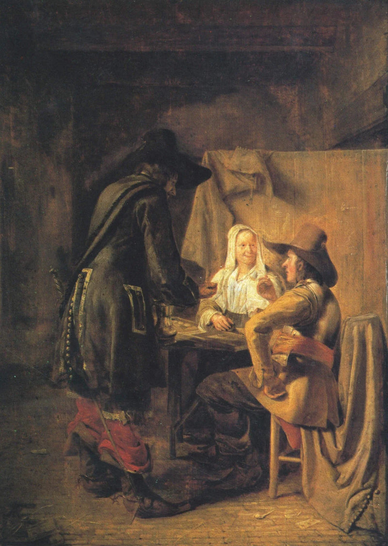 Joueurs de tric-trac - Pieter de Hooch