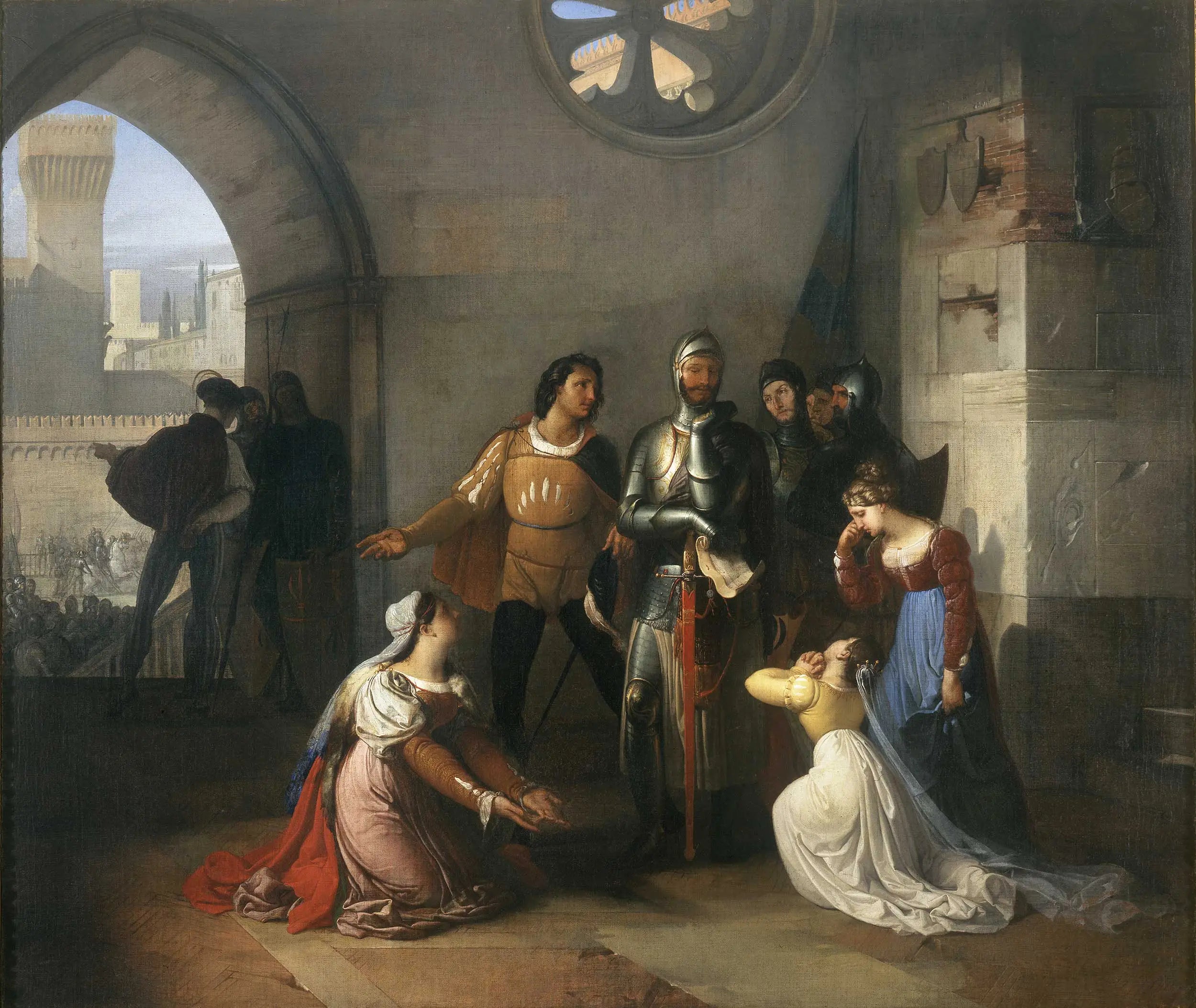 Pietro Rossi prisonnier des Scaligeri - Francesco Hayez - Alpha Reproduction