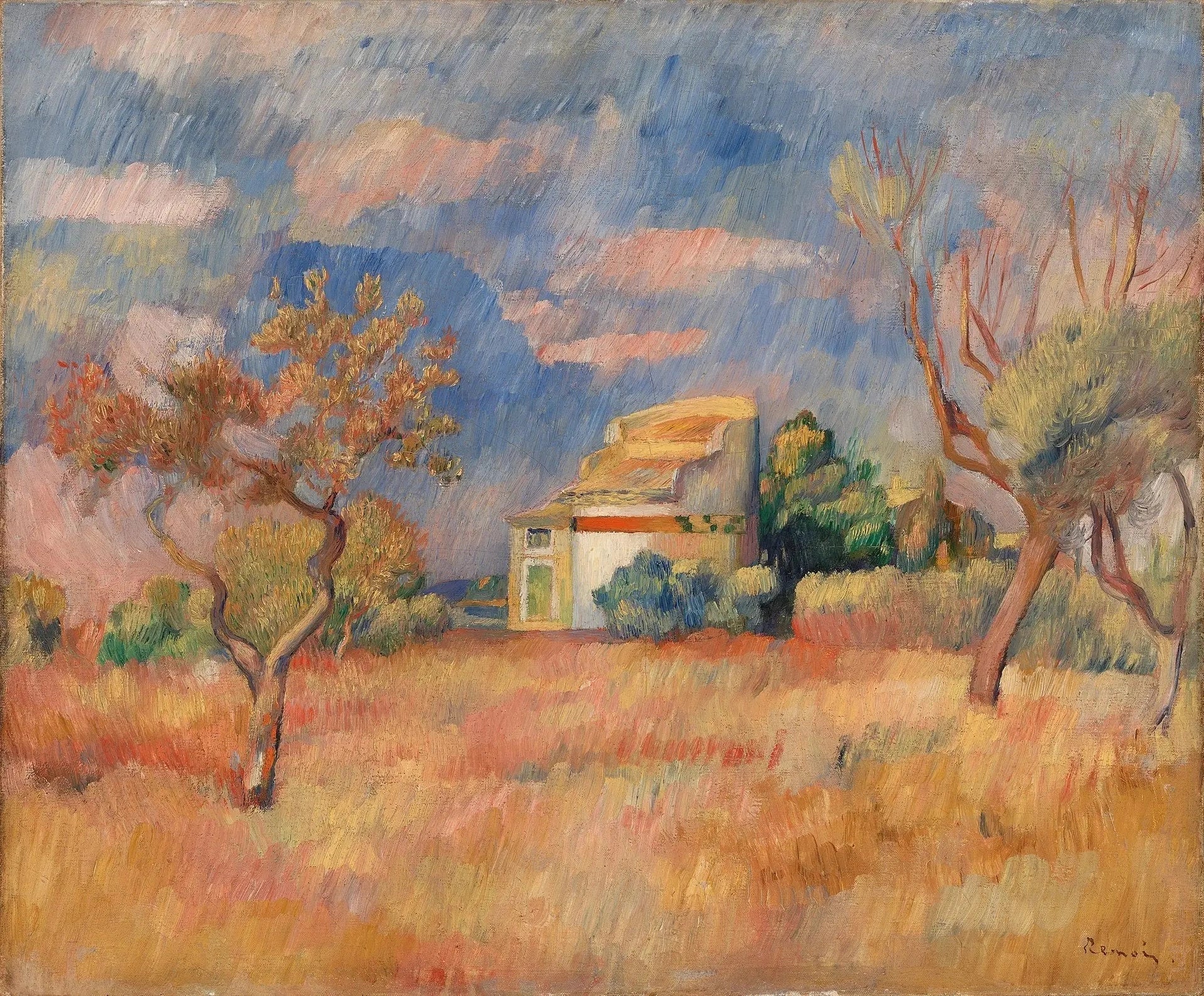 Le Pigeonnier de Bellevue de Pierre-Auguste Renoir, vers 1888-1889 — Barnes Foundation BF969