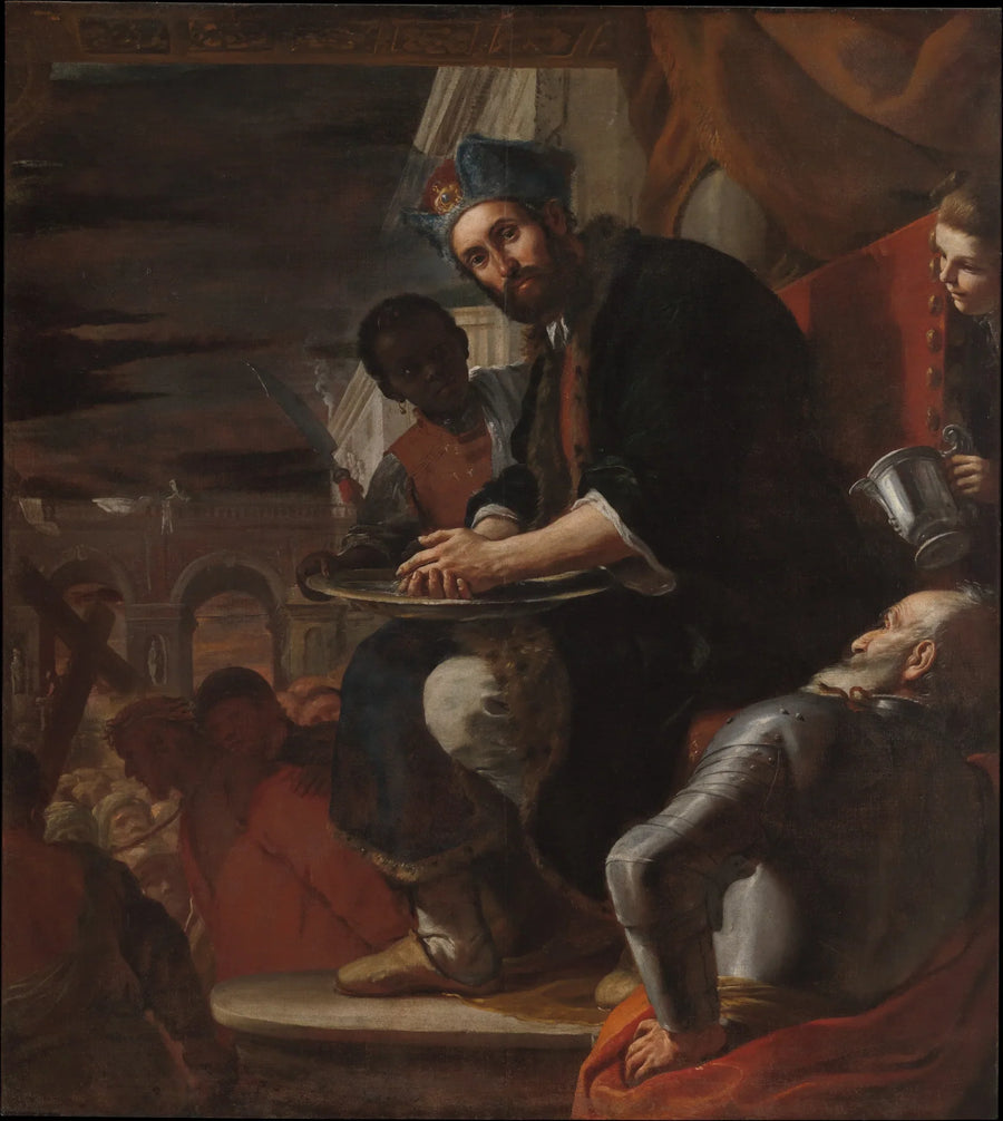 Pilate se lavant les mains - Mattia Preti