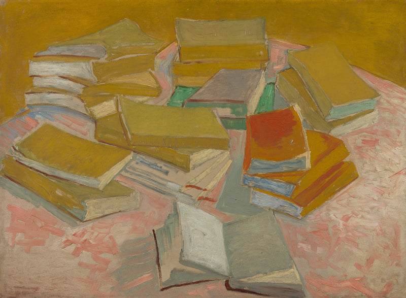 Stacks of French novels - Vincent van Gogh