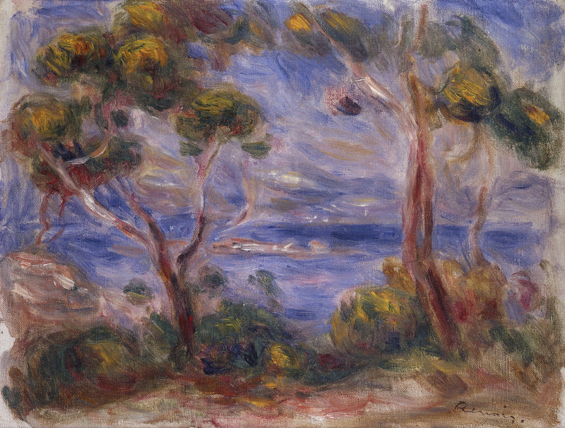 Pins at Cagnes - Pierre-Auguste Renoir