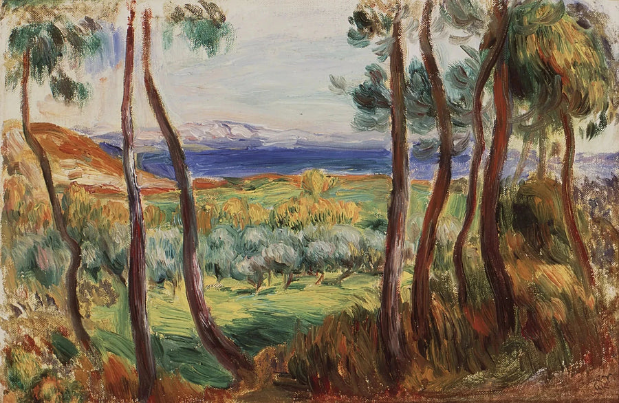 Pins near Cagnes - Pierre-Auguste Renoir