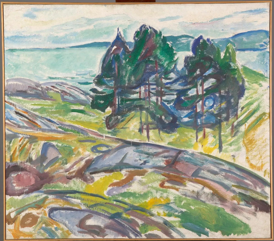 Pins by the Sea - Edvard Munch