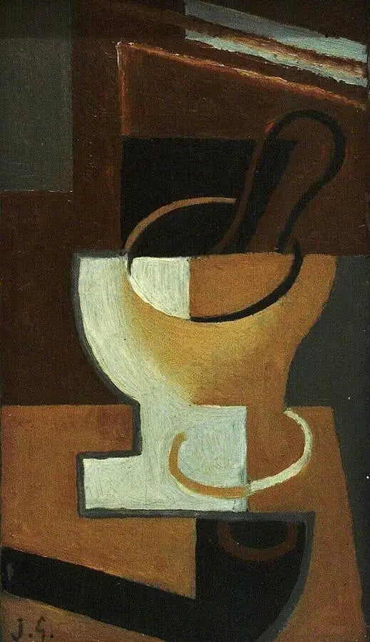 Pipe bol et cuillère - Juan Gris - Alpha Reproduction