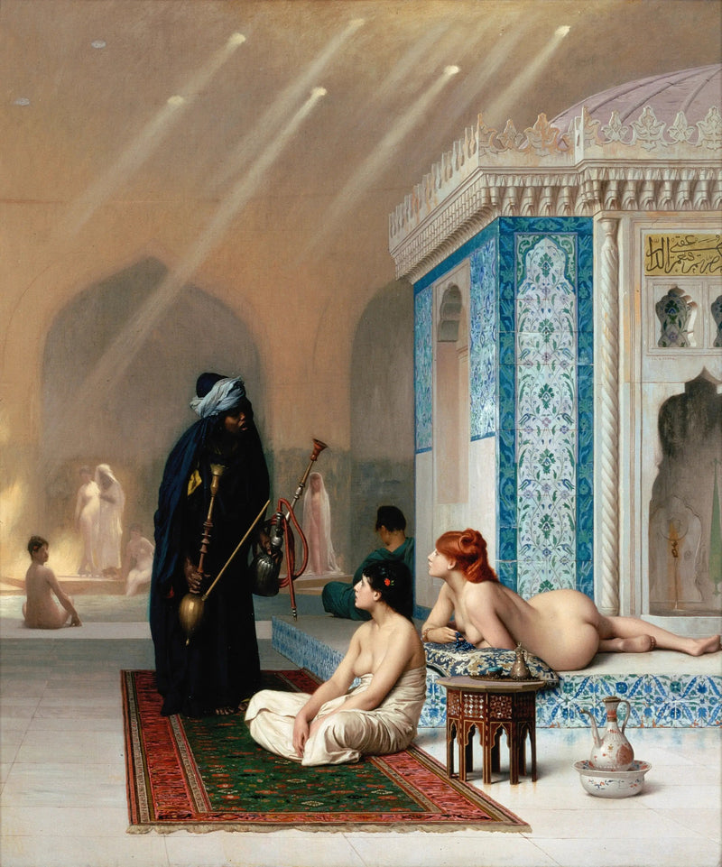 Pool in a harem - Jean-Léon Gérôme