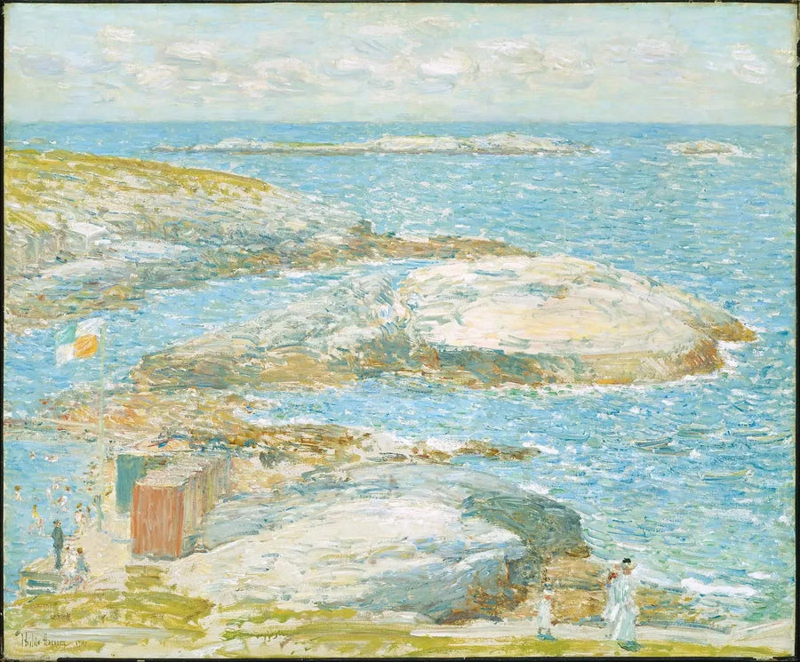 Swimming Pool, Appledore - Childe Hassam