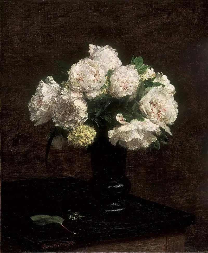 White Peonies and Snowballs - Henri Fantin-Latour