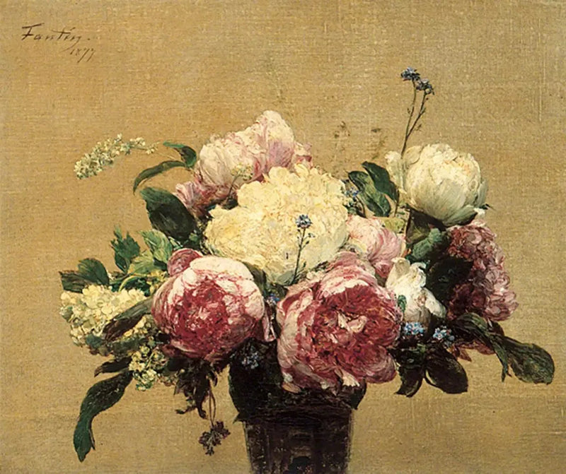 Peonies - Henri Fantin-Latour