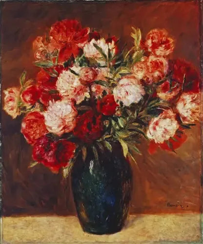 Peonies - Pierre-Auguste Renoir