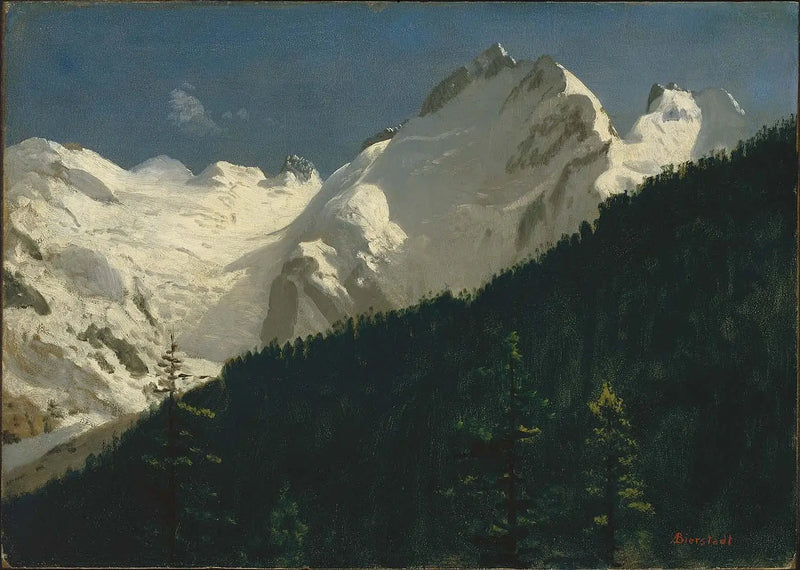 Piz Bernina, Switzerland - Albert Bierstadt