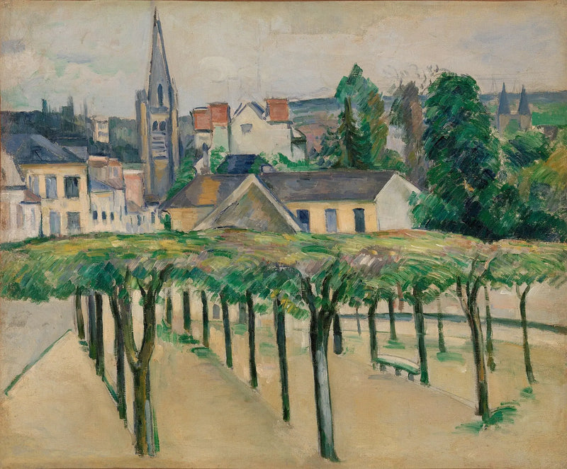 Village Square - Paul Cézanne