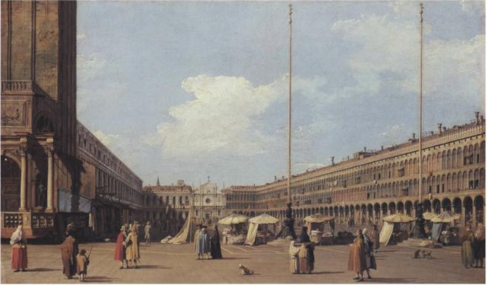 Place Saint-Marc, facing the church of San Geminiano - Canaletto