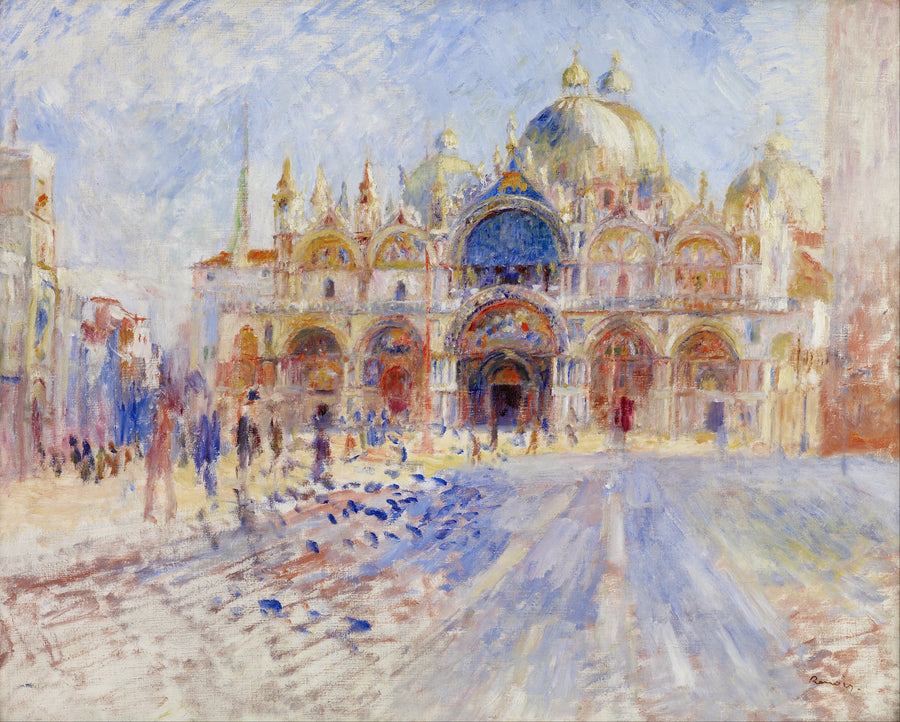 St. Mark's Square, Venice - Pierre-Auguste Renoir