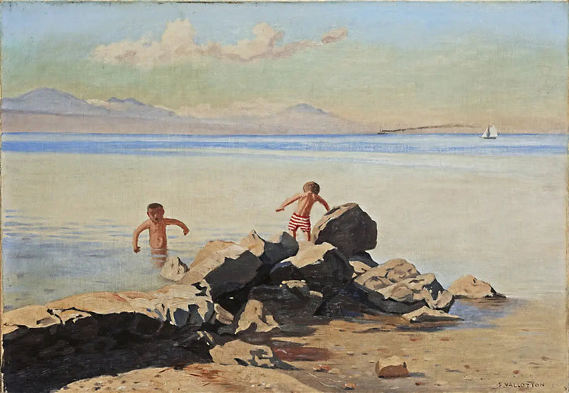 Bellerive Beach at Ouchy - Félix Vallotton