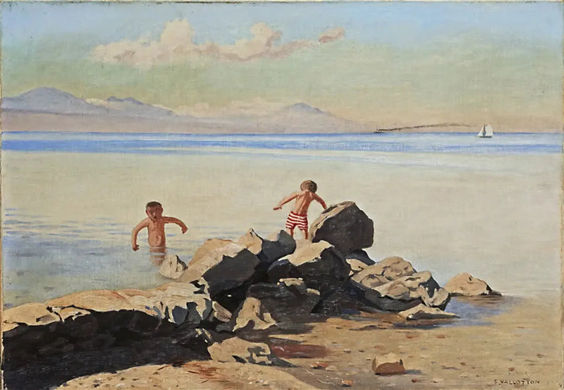 Bellerive Beach at Ouchy - Félix Vallotton