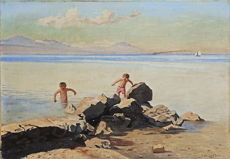 Bellerive Beach at Ouchy - Félix Vallotton