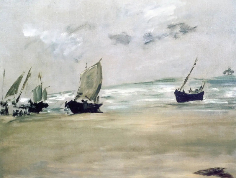 Berck-sur-Mer Beach at Low Tide - Édouard Manet