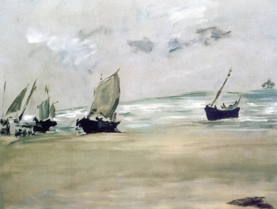 Berck-sur-Mer Beach at Low Tide - Édouard Manet