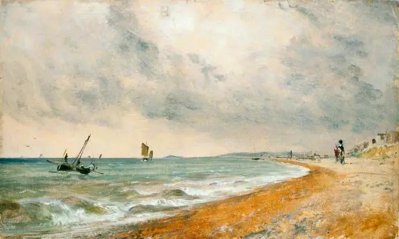 Hove Beach with fishing boats - John Constable