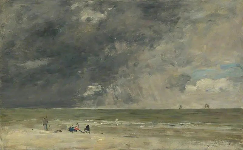 Beach of Trouville - Eugène Boudin