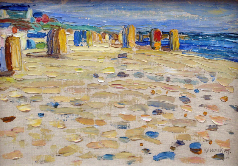 Beach in Holland - Vassily Kandinsky