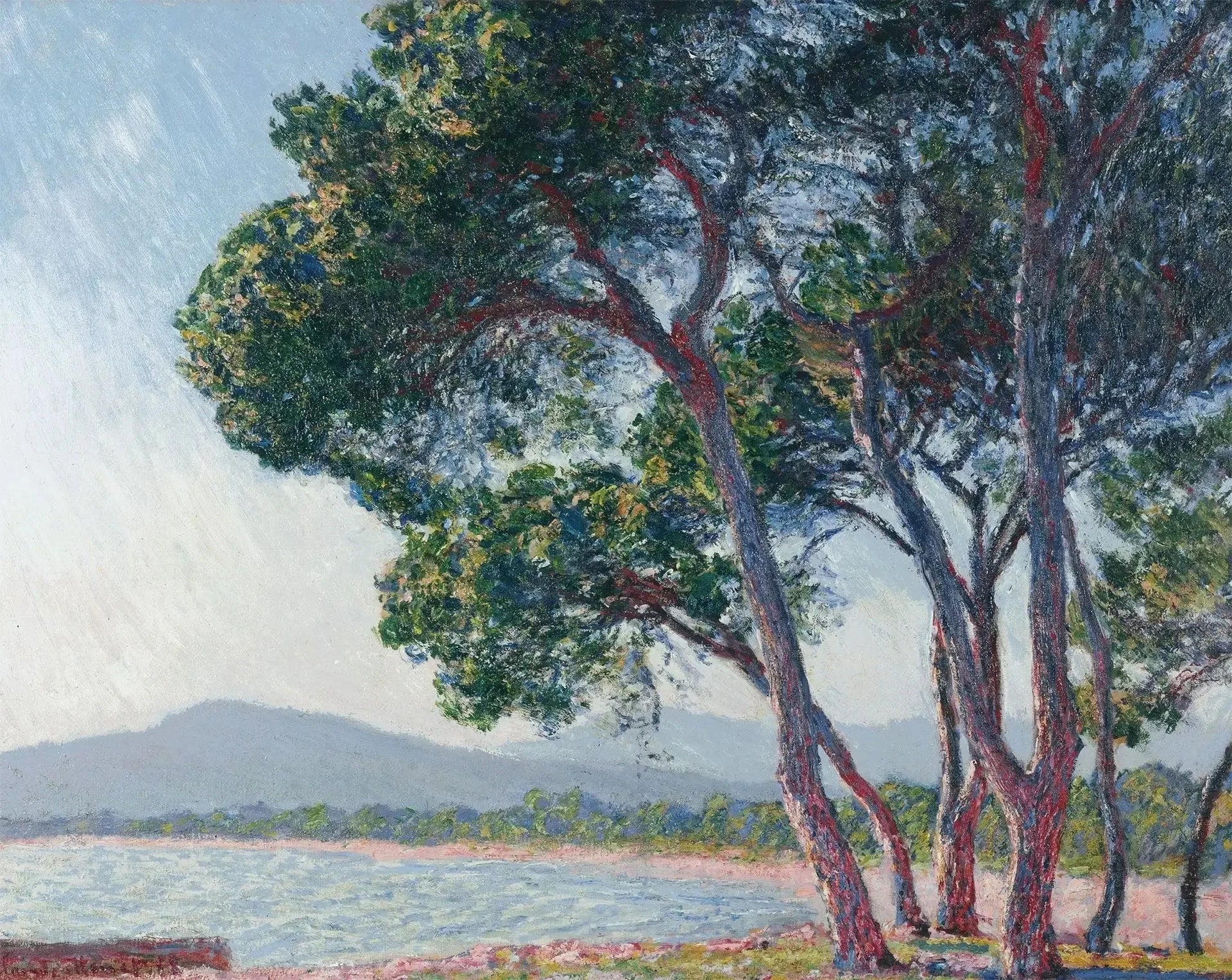 Plage de Juan-les-Pins W1187 par Claude Monet