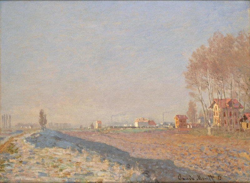 La Plaine de Colombes, white jelly W256 - Claude Monet