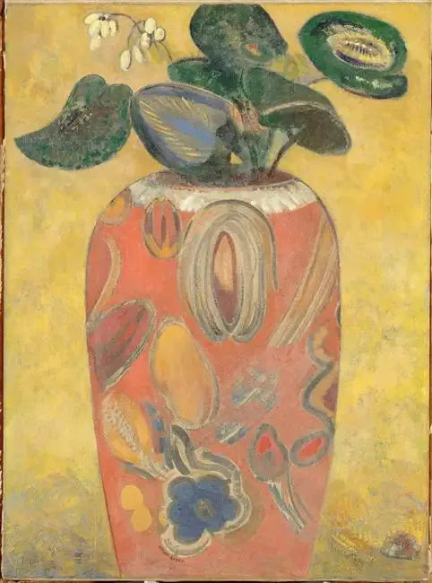 Green plant in an urn - Odilon Redon