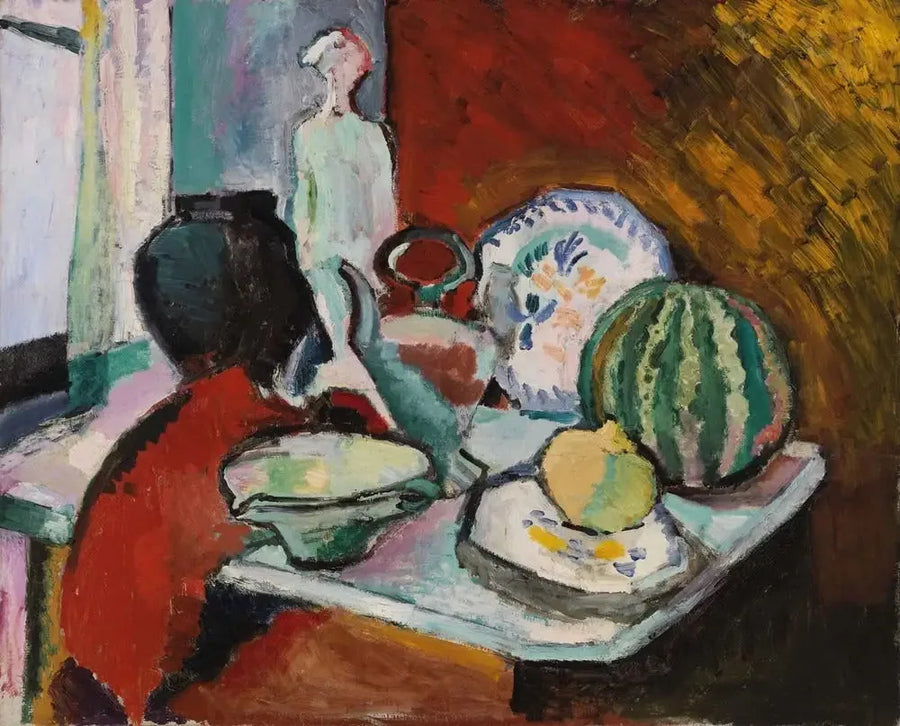 Plates and Melon (Plates and Melon) - Henri Matisse