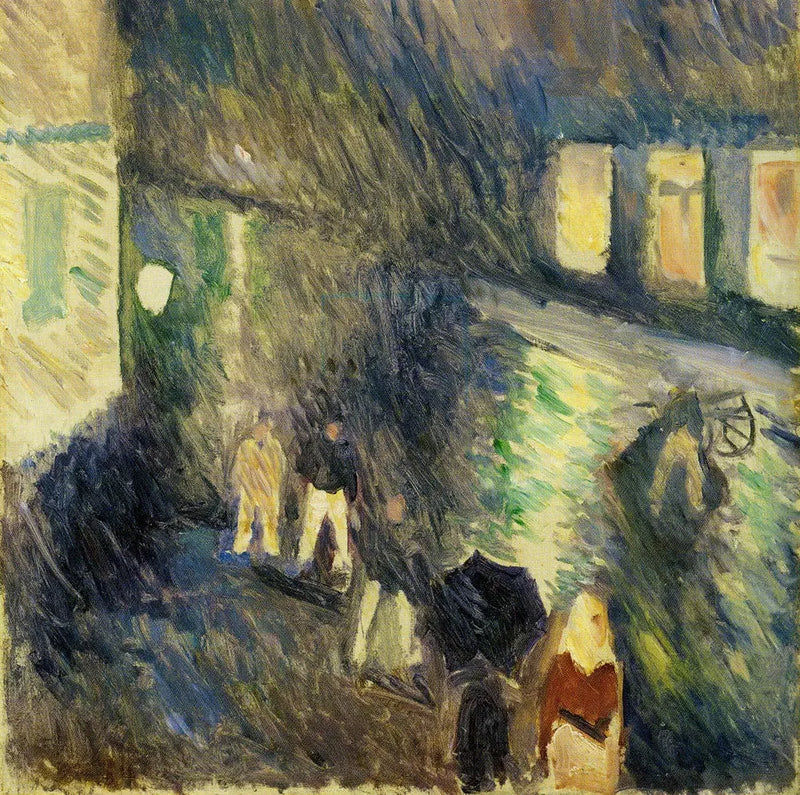 Autumn Rain - Edvard Munch