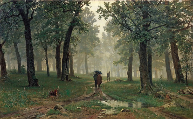 Rain in the Oak Forest - Ivan Chichkine