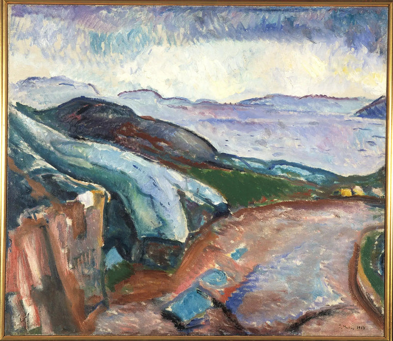 Rain on the Side - Edvard Munch