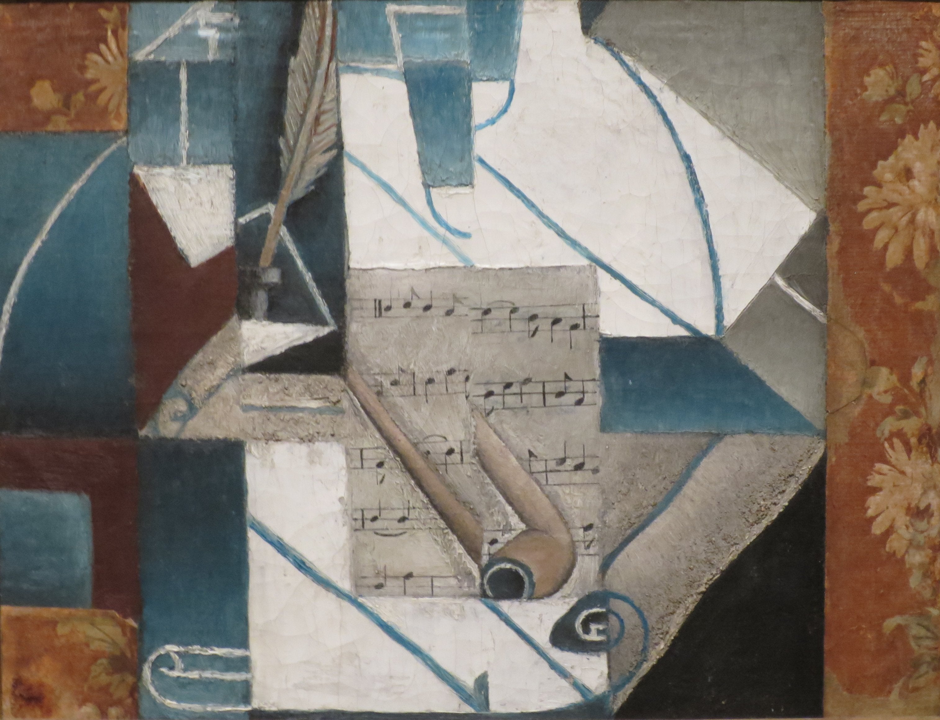 Feather and Pipe - Juan Gris