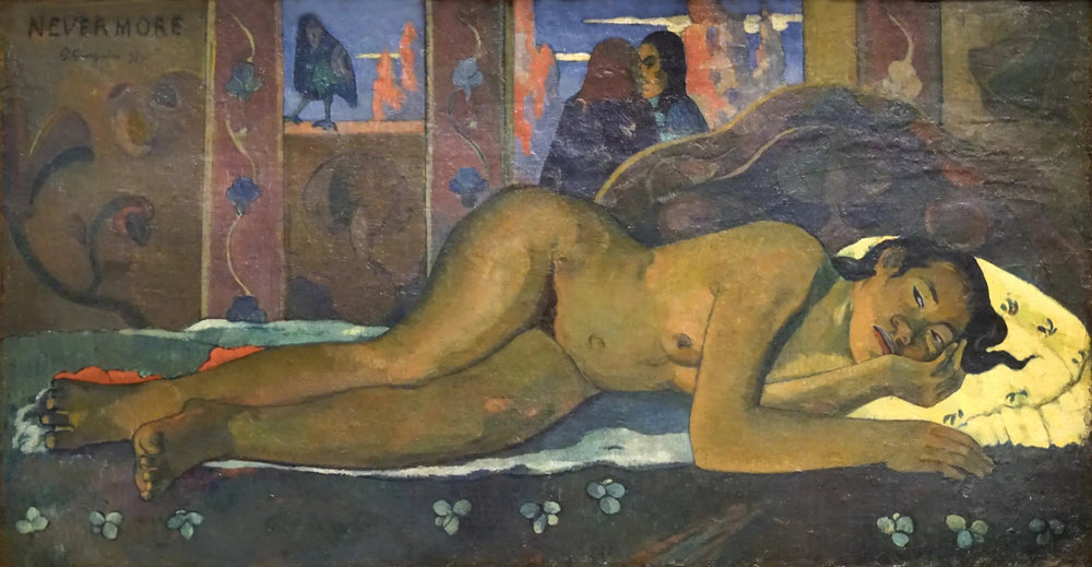 Plus jamais - Paul Gauguin image 1 reproduction d’œuvre d’art à l’huile