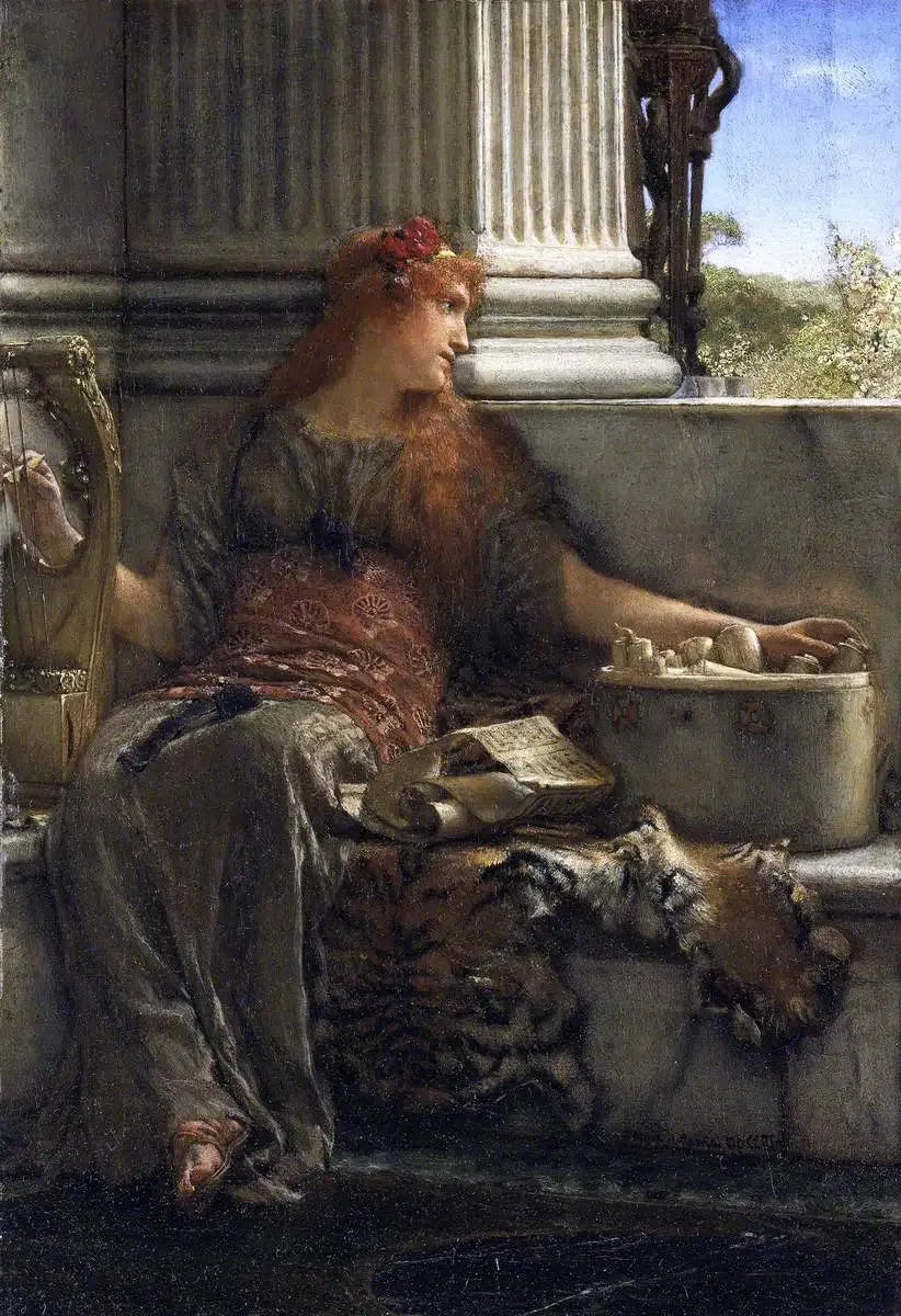 Poésie - Lawrence Alma-Tadema image 1 reproduction artisanale de tableau