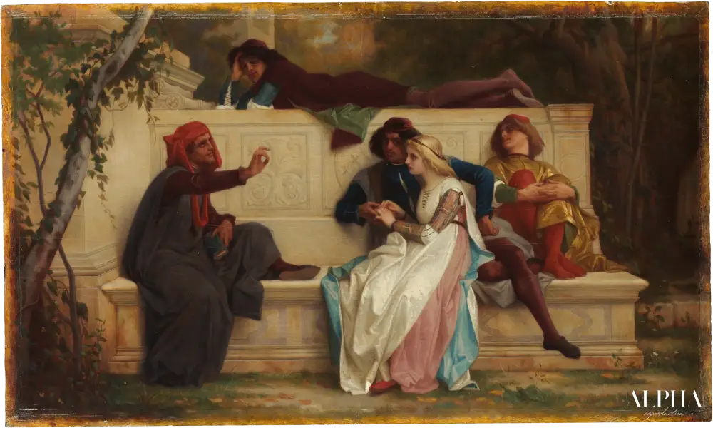 Poète florentin - Alexandre Cabanel Reproductions de tableaux à la peinture à l’huile