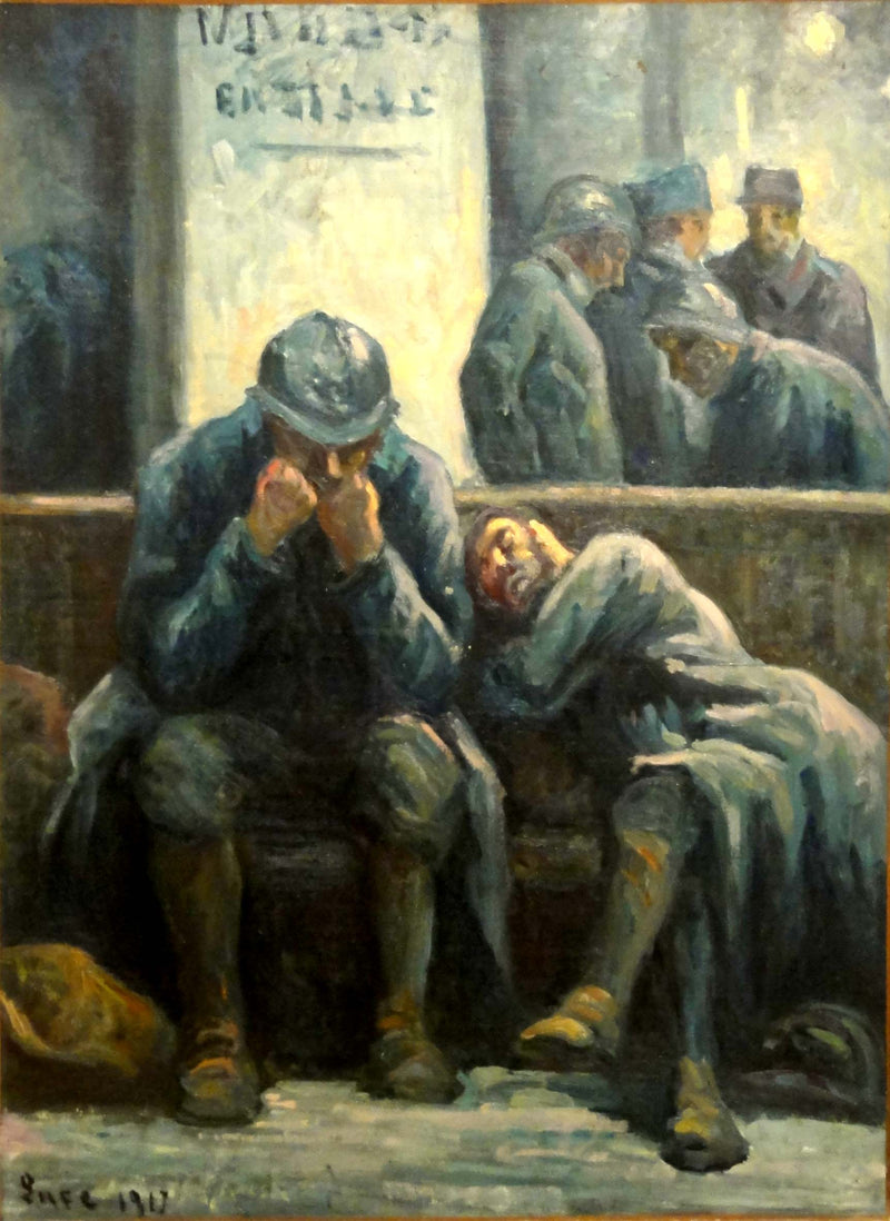Poilus at the Gare de l'Est - Maximilien Luce